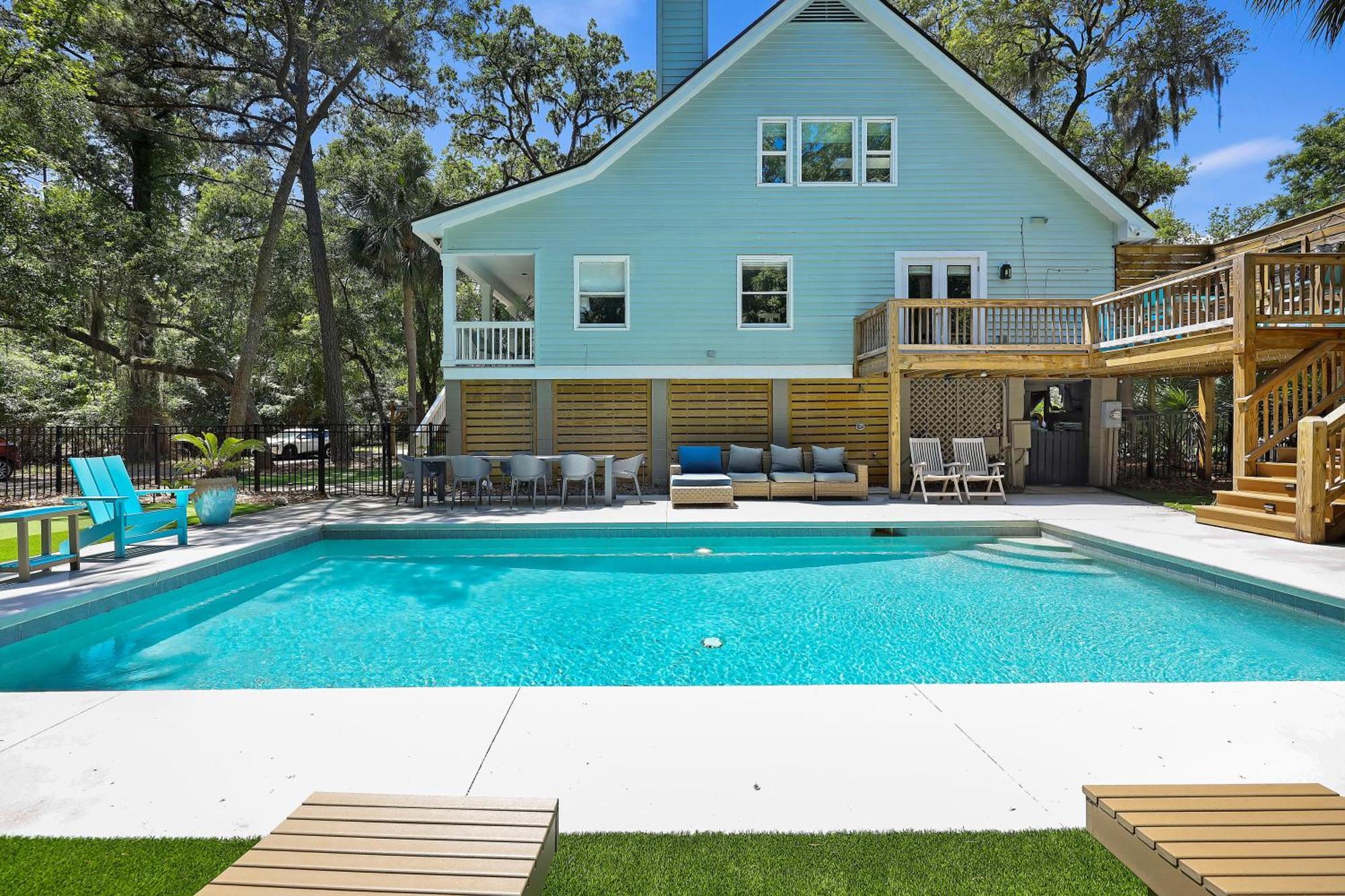 Villa 9 Flamingo Street à Île de Hilton-Head Extérieur photo